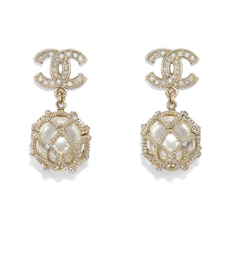 chanel costume jewellery earrings|chanel earrings website.